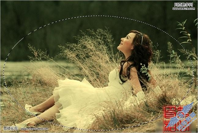 Photoshop调色教程:漂亮的月桂女神
