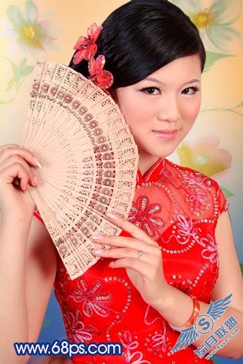Photoshop给古装人物照片综合美化