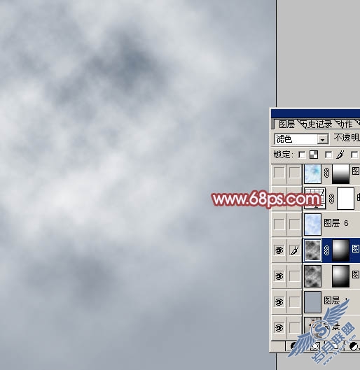 Photoshop给人物照片加上个性的纹理背景