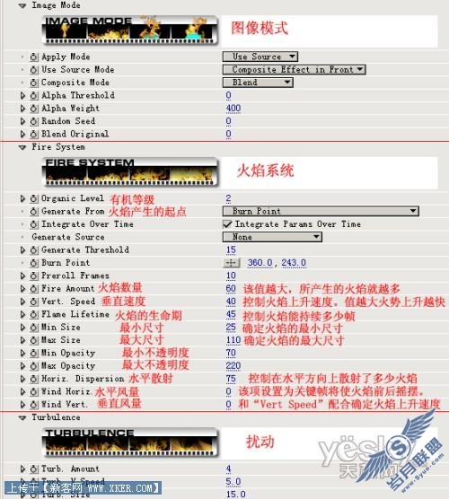 AfterEffect滤镜与插件打造篝火与长明灯_天极设计在线原创_点击放大此图片