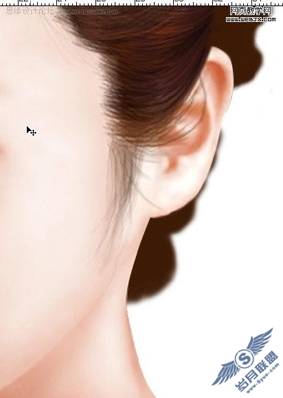 Photoshop鼠绘教程:气质美女