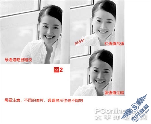 巧用通道选区快速给人物美白