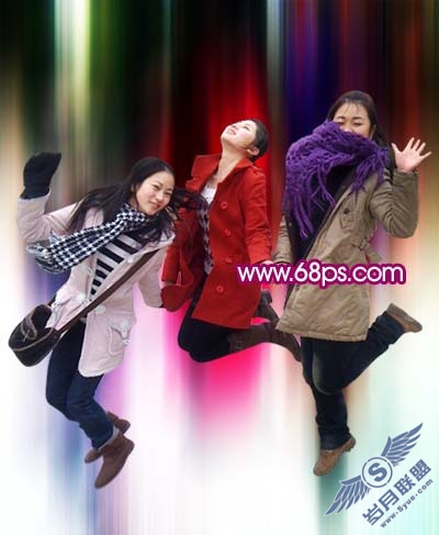 Photoshop打造美女跳动的旋律