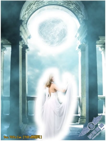 PhotoShop合成梦幻神秘效果照片