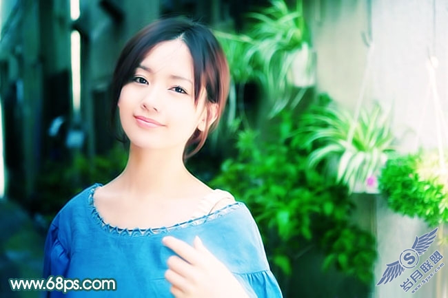 Photoshop快速调出偏灰照片的清新色彩