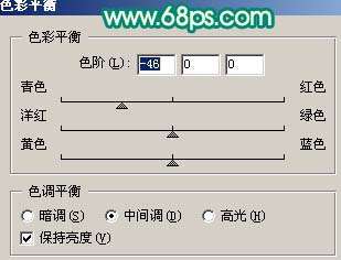 Photoshop照片处理:调出粉嫩的淡青色MM照片_