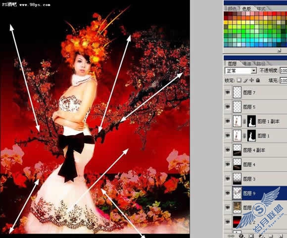 photoshop打造魅彩风华创意色调主题写真