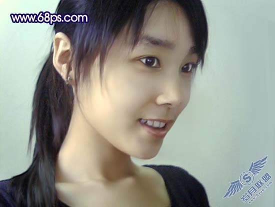 Photoshop照片处理:调出美女照片柔和的淡黄色