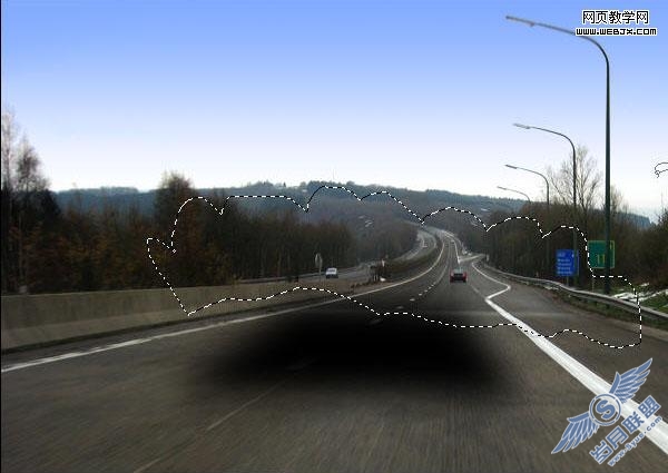 Photoshop照片合成教程:着火的疯狂F1赛车