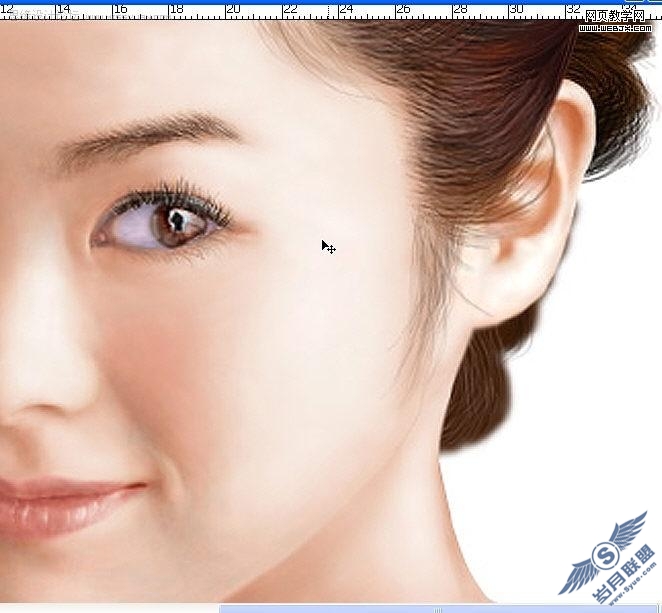 Photoshop鼠绘教程:气质美女