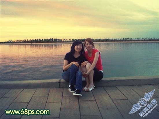 Photoshop调出偏暗外景照片流行的暖色调