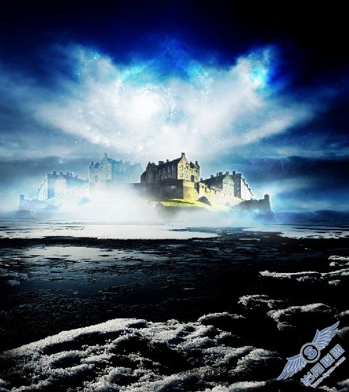 Photoshop合成幻想风格的城堡场景