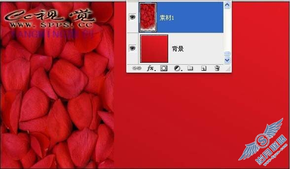 PhotoShop教程:合成喜庆的结婚请柬