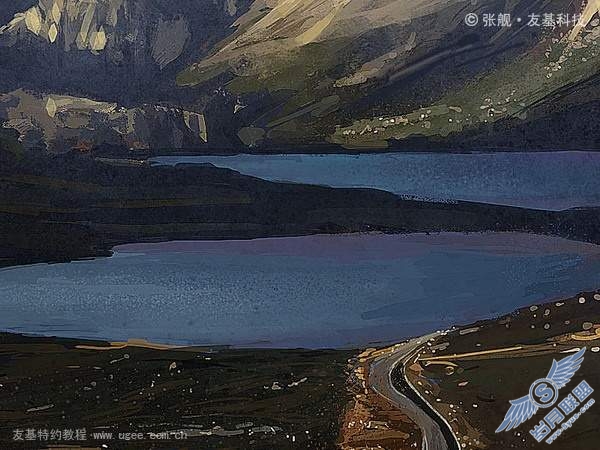 PhotoShop临摹教程:风景绘制