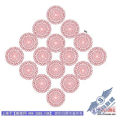 巧用Photoshop画笔制作四方连图案