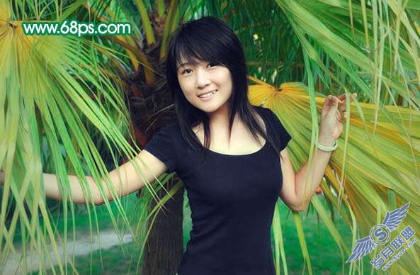 Photoshop照片处理:制作糖果色<a href=http://www.syue.com/Digital/Mobile/ target=_blank class=infotextkey>手机</a>美女照片【图】_
