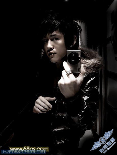 Photoshop调出帅哥的黝黑质感肤色