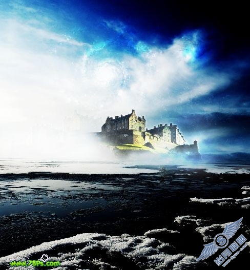 Photoshop合成幻想风格的城堡场景