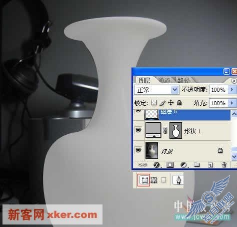 精彩:Photoshop给花瓶打造彩绘效果