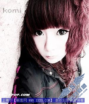 用Photoshop简单制作Komi非主流图片效果
