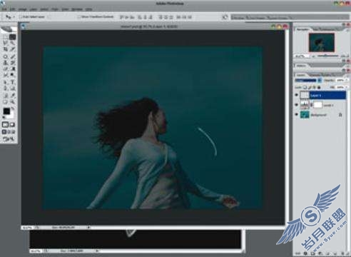 photoshop把人物做成超炫的光线效果【图】_