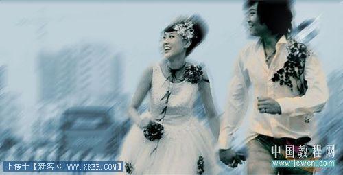Phototshop:风雨同济婚纱艺术写真效果 Phototshop:风雨同济婚纱艺术写真效果