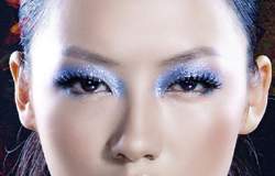 Photoshop人像照片中眼影和唇彩的修饰技法