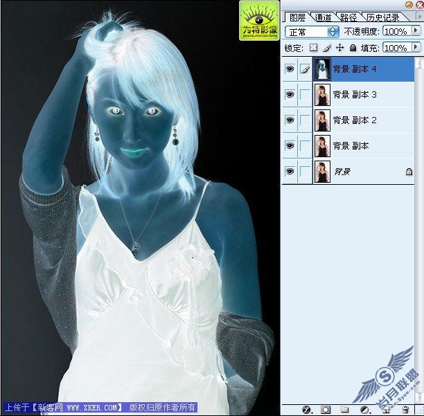 Photoshop处理美女照片为插画效果方法