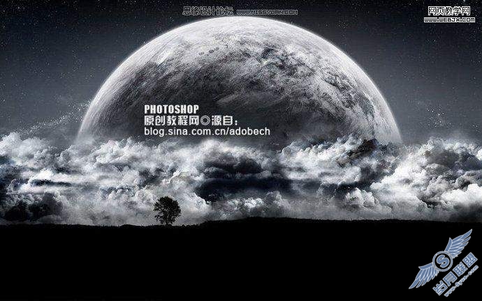 photoshop调色:太空水粉色调