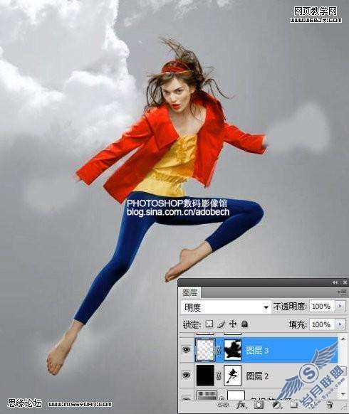 Photoshop照片处理:合成海上踏浪效果【图】_