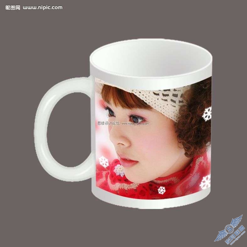 Photoshop diy制作印有自己照片的茶杯【图】_
