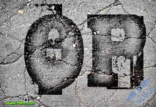 Photoshop教程:打造颓废涂鸦文字
