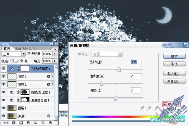 Photoshop调色教程：将普通照片打造成唯美的夜景