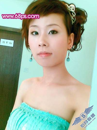 Photoshop照片处理:调出淡红质感肤色人物照片【图】_