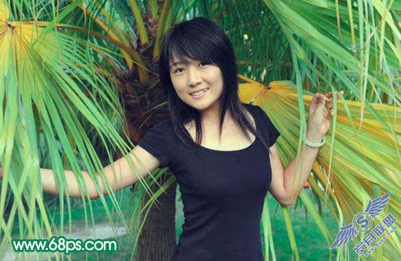 Photoshop照片处理:制作糖果色<a href=http://www.syue.com/Digital/Mobile/ target=_blank class=infotextkey>手机</a>美女照片【图】_