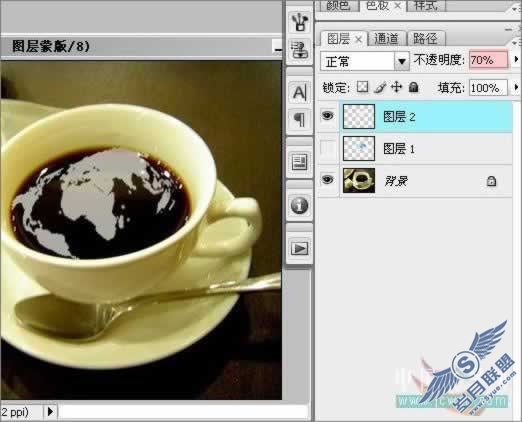 Photoshop合成:调制一杯特色咖啡