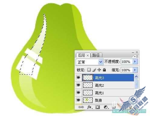 Photoshop鼠绘漂亮水晶水果图标