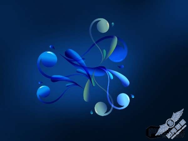 photoshop用钢笔工具绘制3D抽象物体【图】_