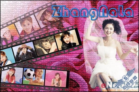 Photoshop特效教程设计制作美丽胶片写真