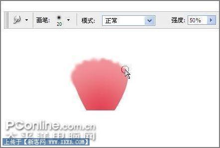 母亲节用AdobePhotoshop鼠绘一支康乃馨(2)