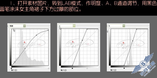 Photoshop曲线修复暗灰的外景婚片