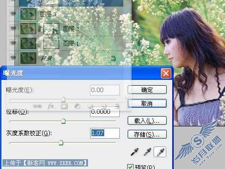 快速几步修复偏暗的人物照片