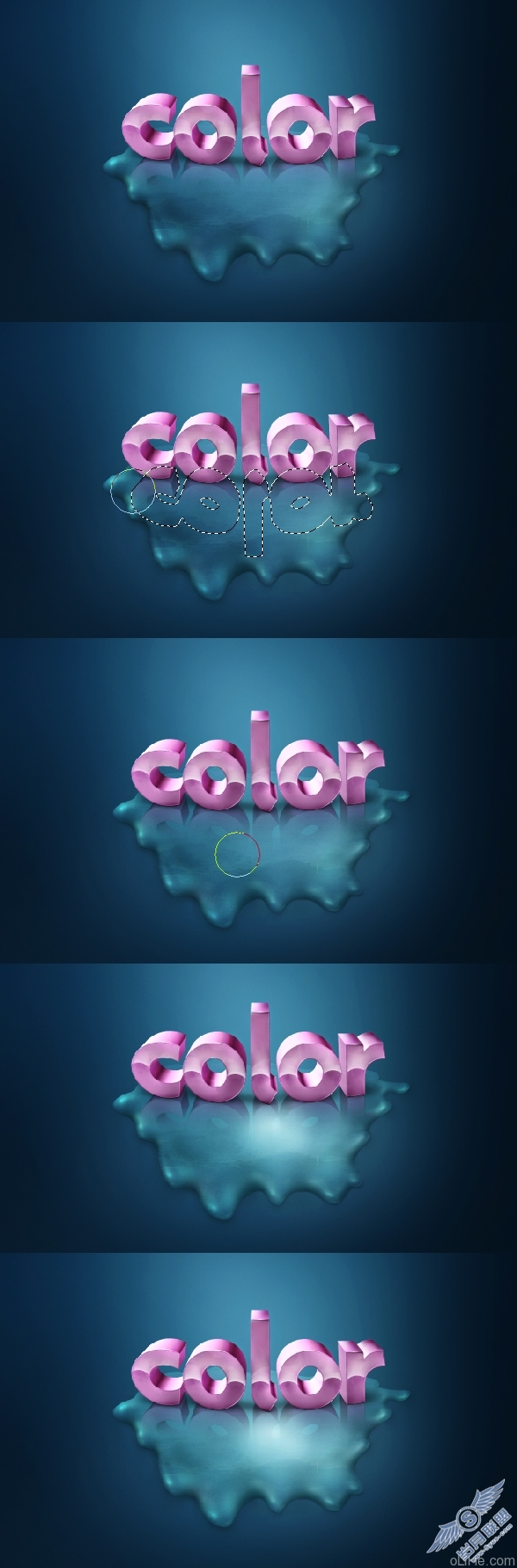 photoshop制作3d文字教程(第二部分)