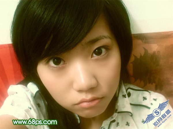 Photoshop为轻微偏蓝的人物照片磨皮及美化