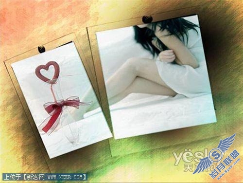 Photoshop教程:制作精美失落美女胶片效果