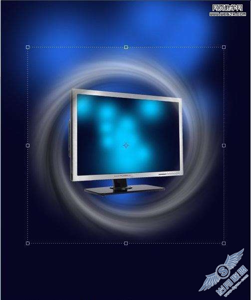 Photoshop液晶显示器广告设计制作【图】_