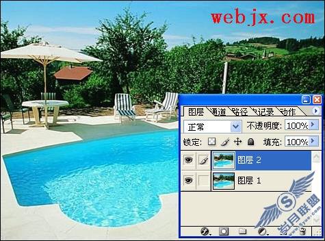 利用Photoshop样式制作一个立体边框