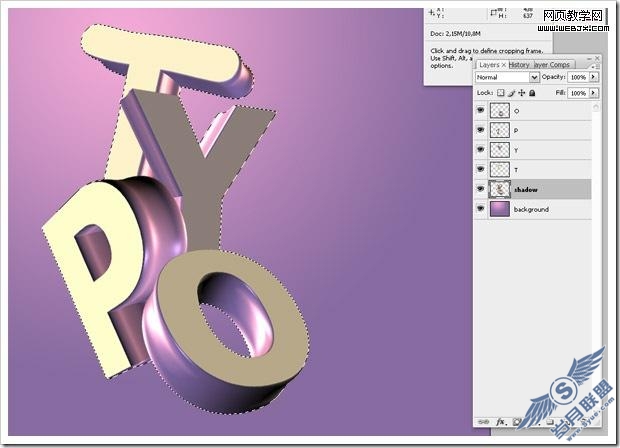 Photoshop教程:制作独特的3D文字
