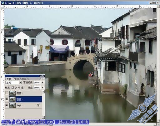 Photoshop用另类方法打造水彩效果