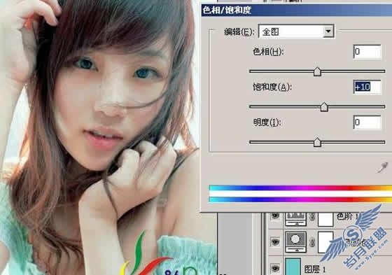 Photoshop照片处理:利用对比色修复偏色照片【图】_